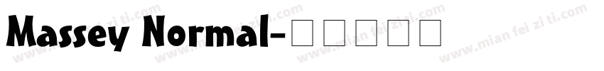 Massey Normal字体转换